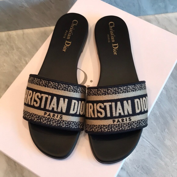 Dior | Shoes | Copy Authentic Christian Dior Dway Slides | Poshmark